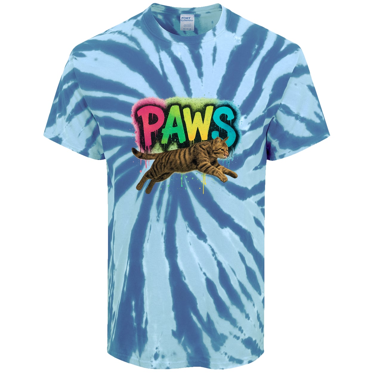 PC147 Port & Company Tie-Dye Tee - Royal