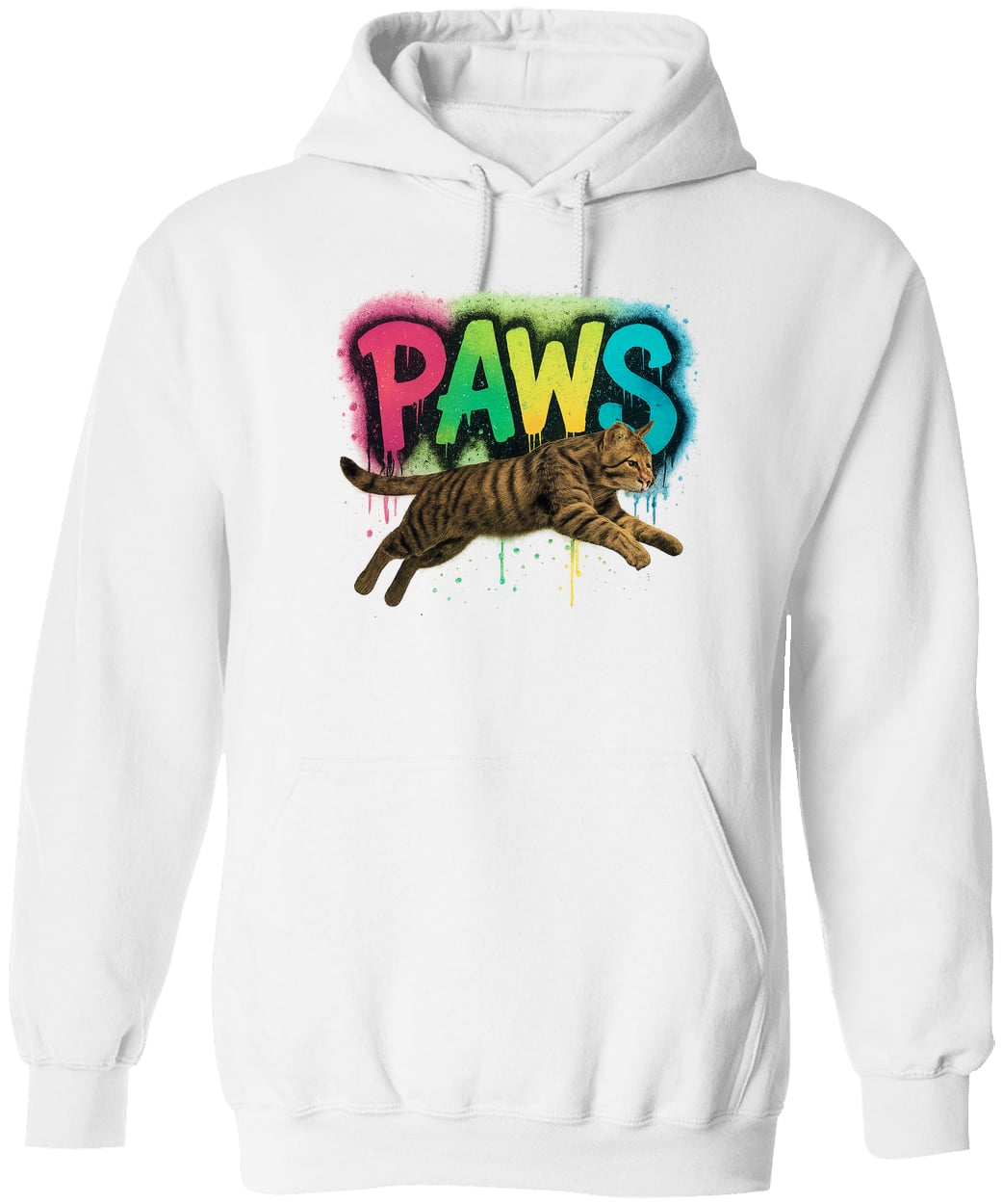 G185 Gildan Pullover Hoodie - White