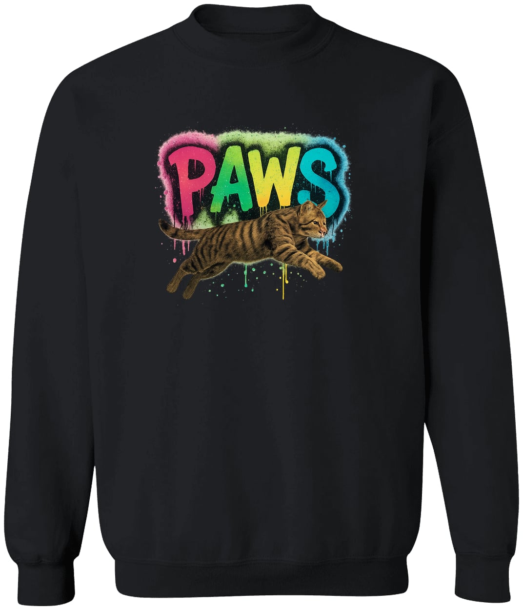 G180 Gildan Crewneck Pullover Sweatshirt - Black