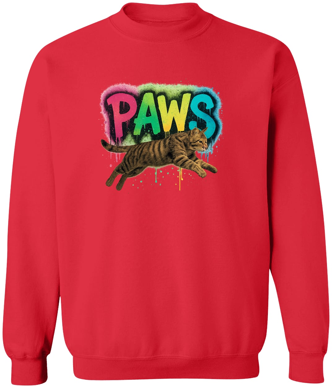 G180 Gildan Crewneck Pullover Sweatshirt - Red
