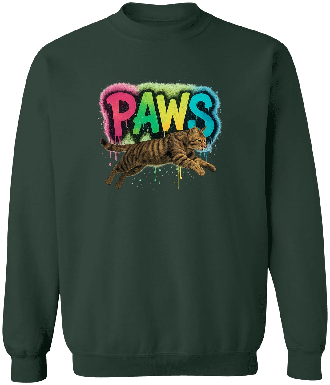 G180 Gildan Crewneck Pullover Sweatshirt - Forest Green