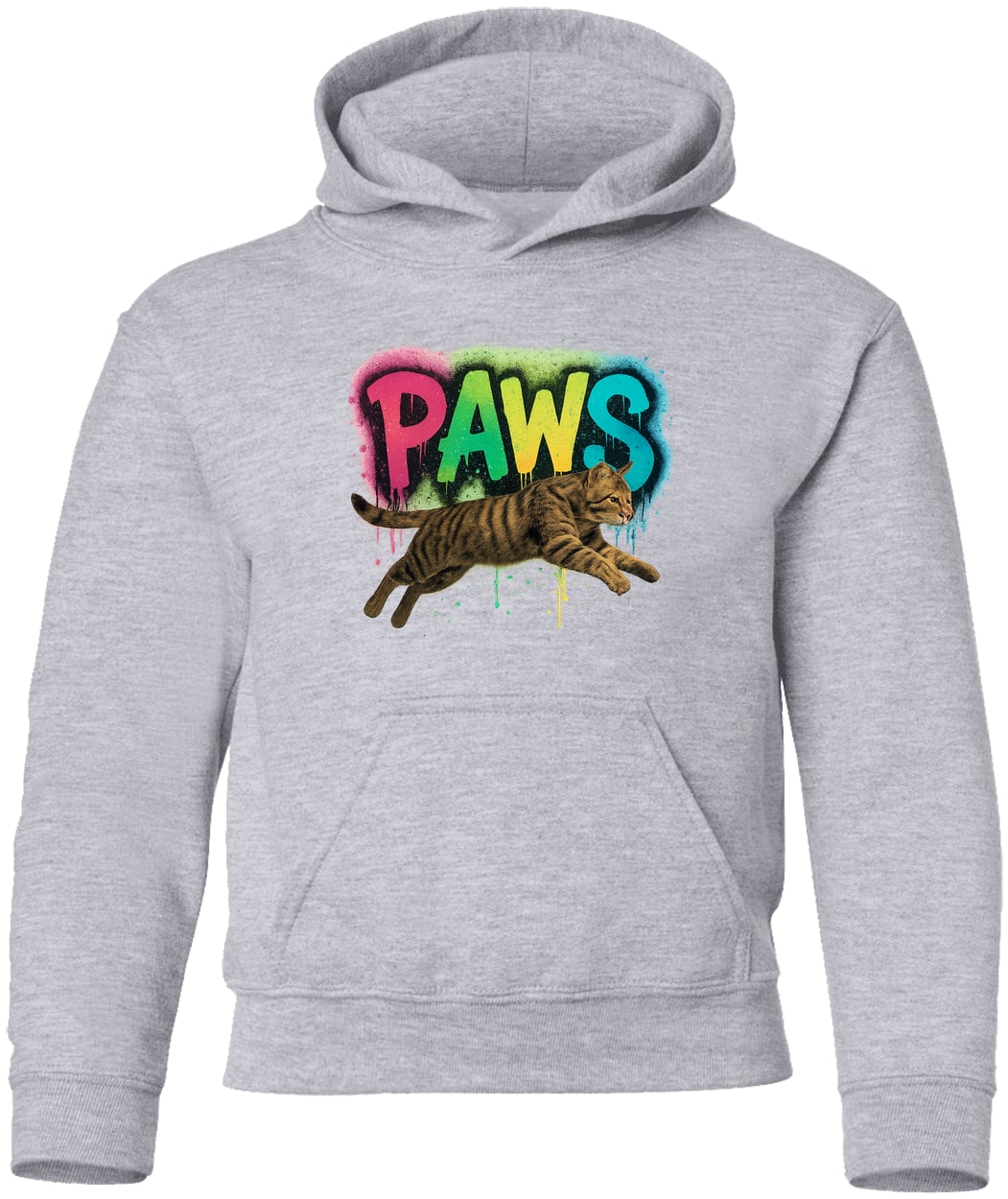 G185B Gildan Youth Pullover Hoodie - Sport Grey