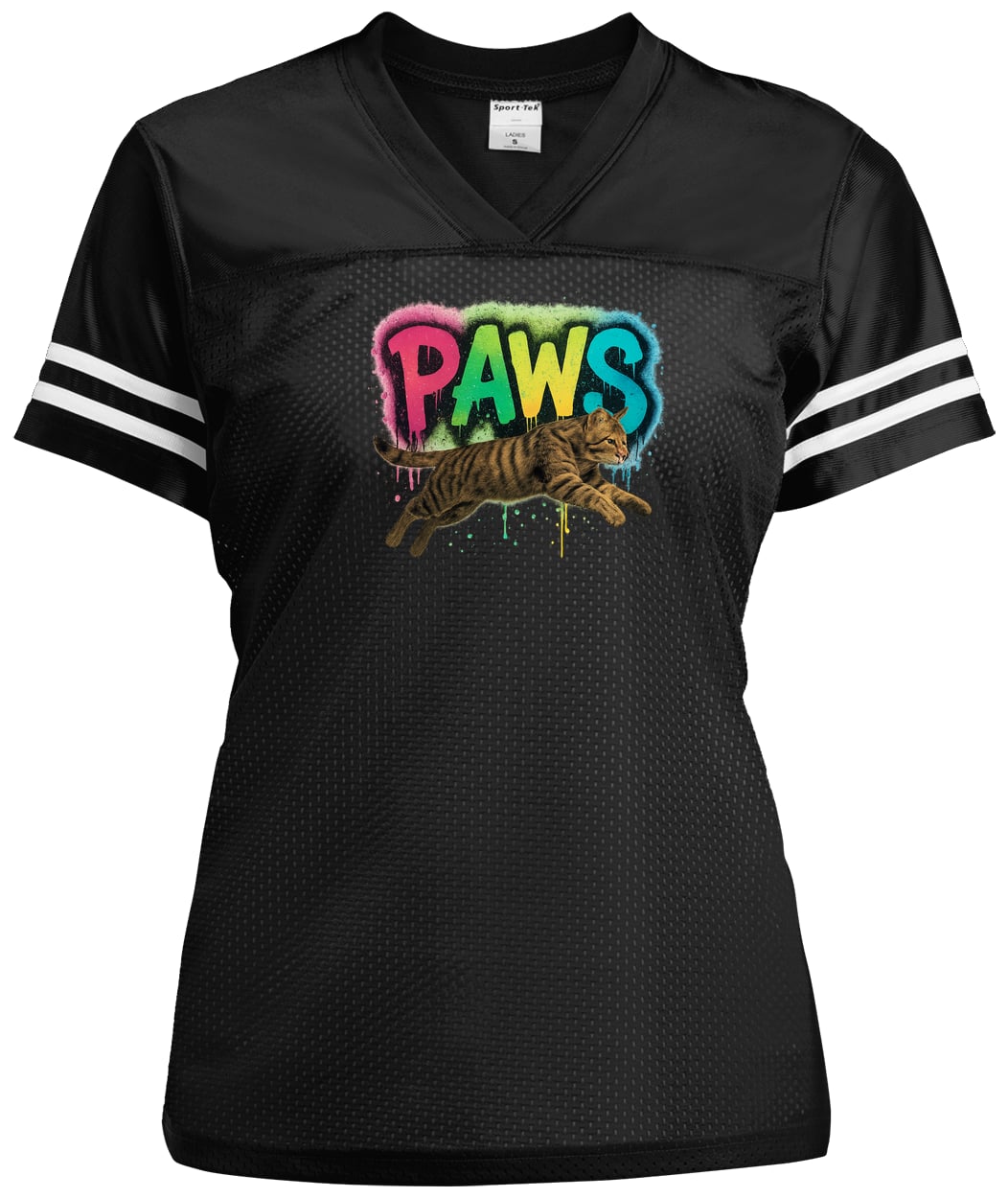 LST307 Sport-Tek Ladies' Replica Jersey - Black/White