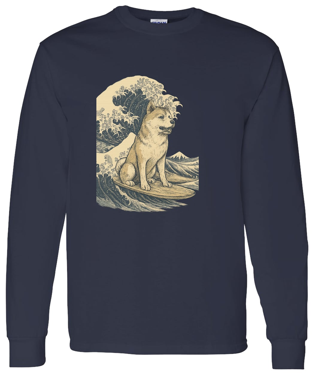 G540 LS T-Shirt 5.3 oz. - Navy