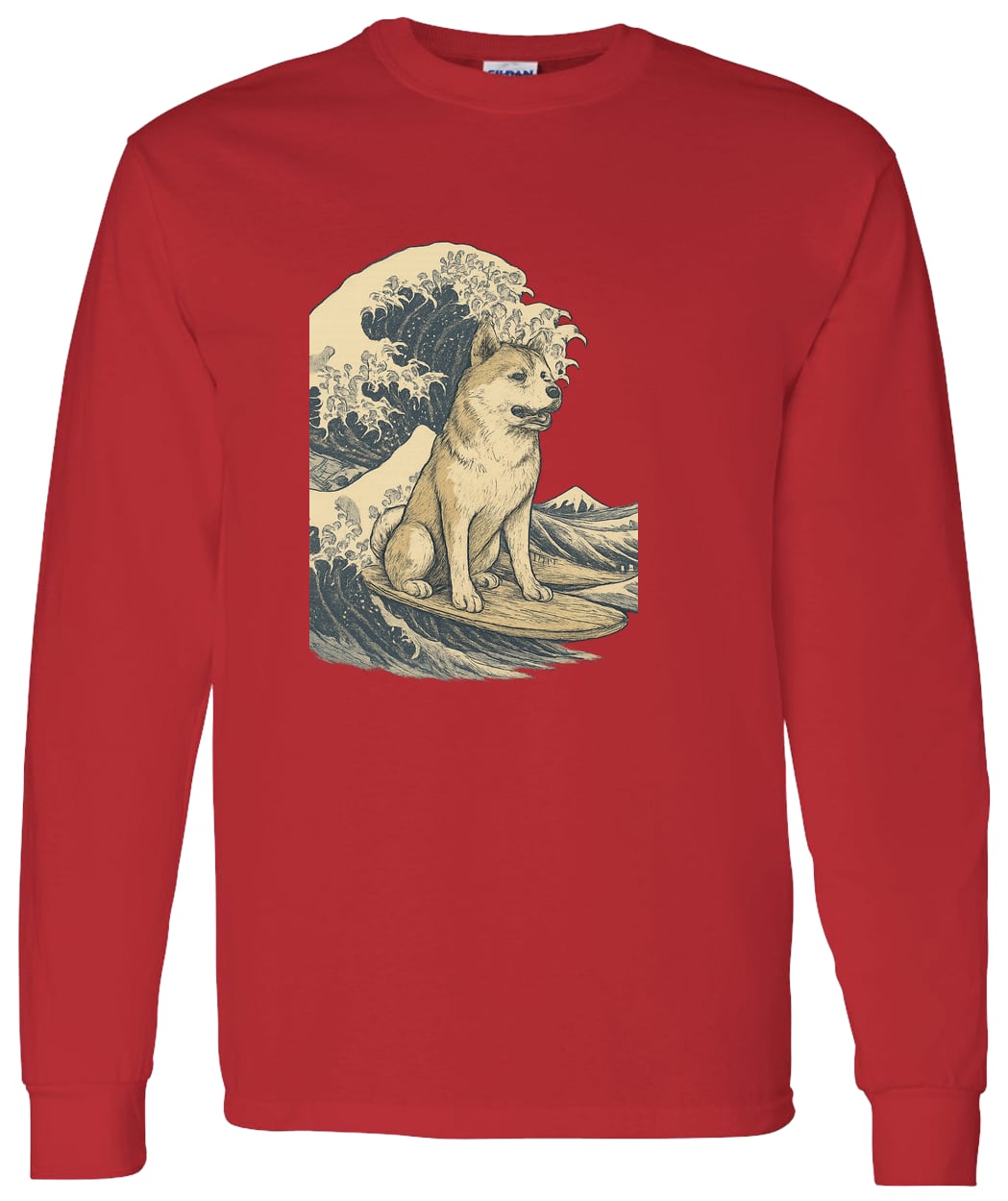 G540 LS T-Shirt 5.3 oz. - Red