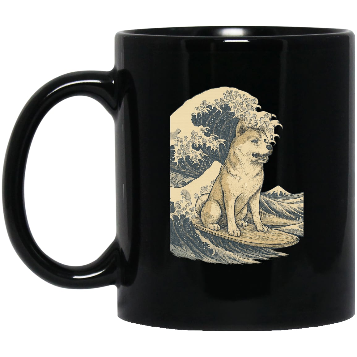 BM11OZ 11oz Black Mug Design Preview