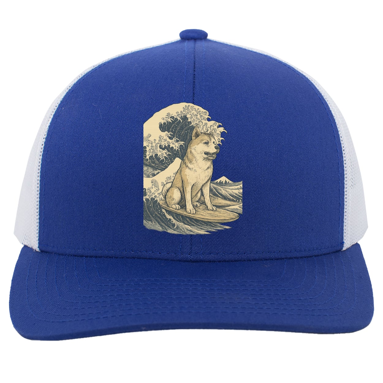 104C Trucker Snap Back - Royal/White