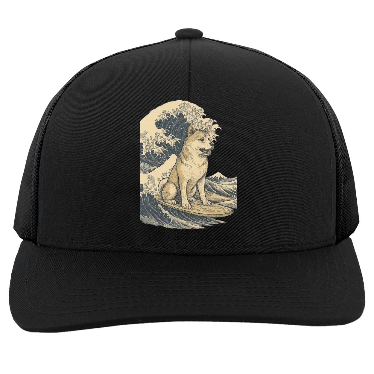 104C Trucker Snap Back - Black