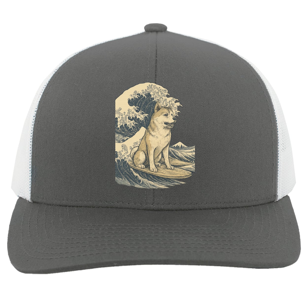 104C Trucker Snap Back - Graphite/White