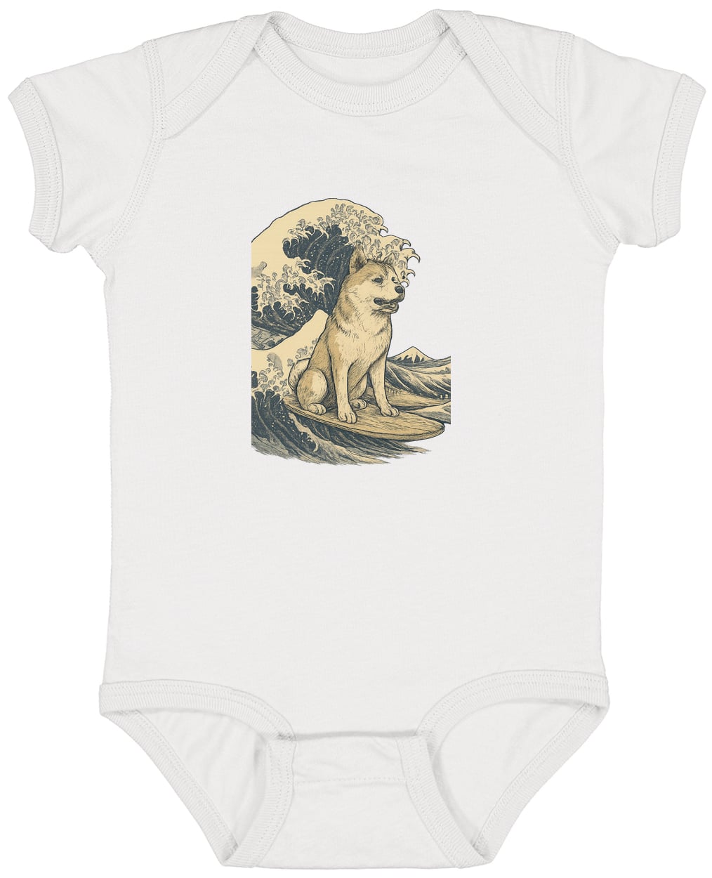 4424 Infant Fine Jersey Bodysuit - White