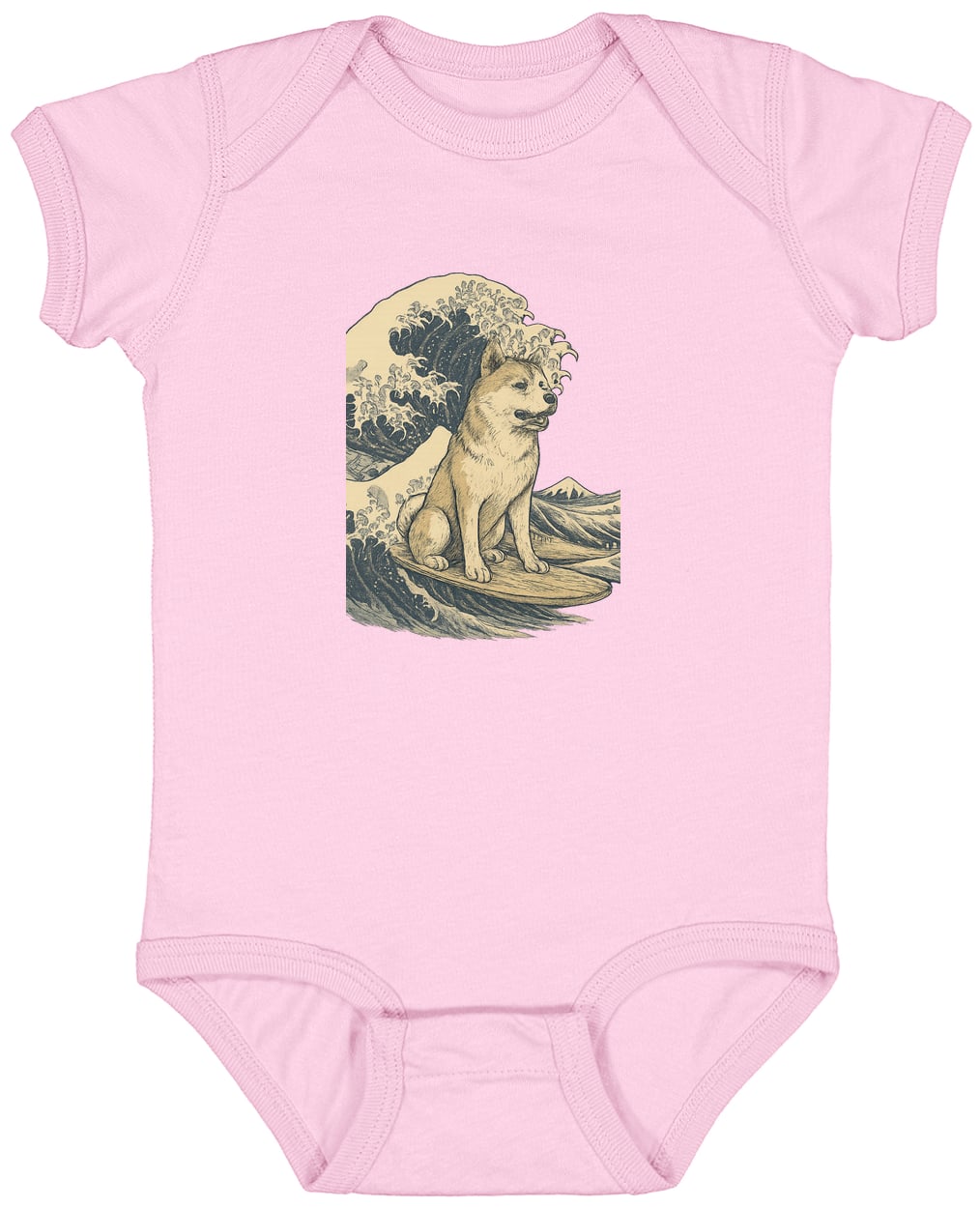 4424 Infant Fine Jersey Bodysuit - Pink