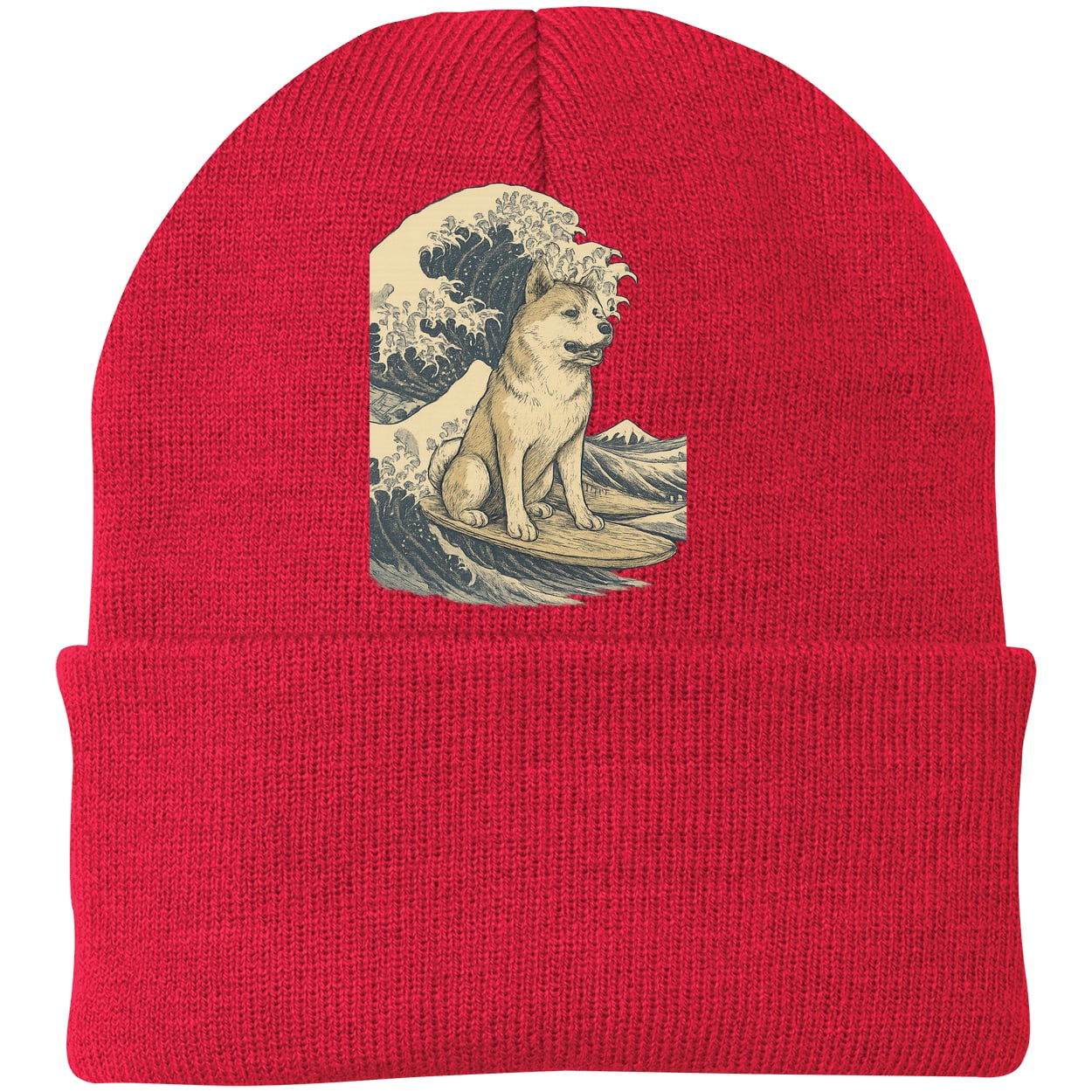 CP90 Port & Company Knit Beanie - Athletic Red
