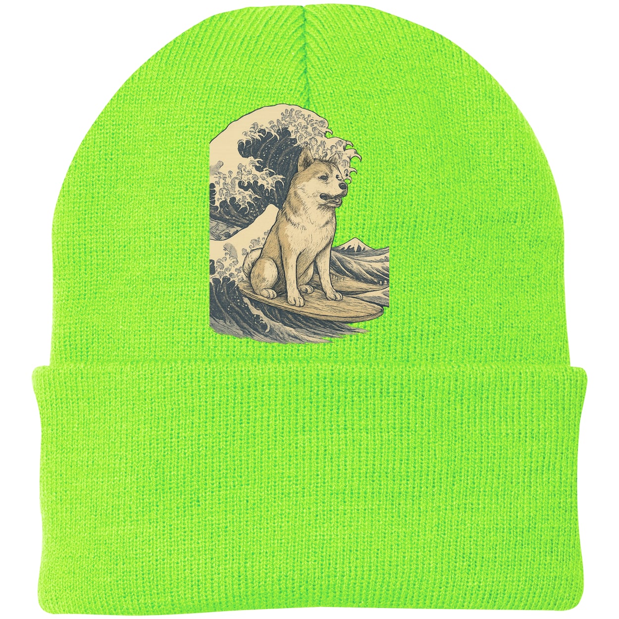 CP90 Port & Company Knit Beanie - Neon Green