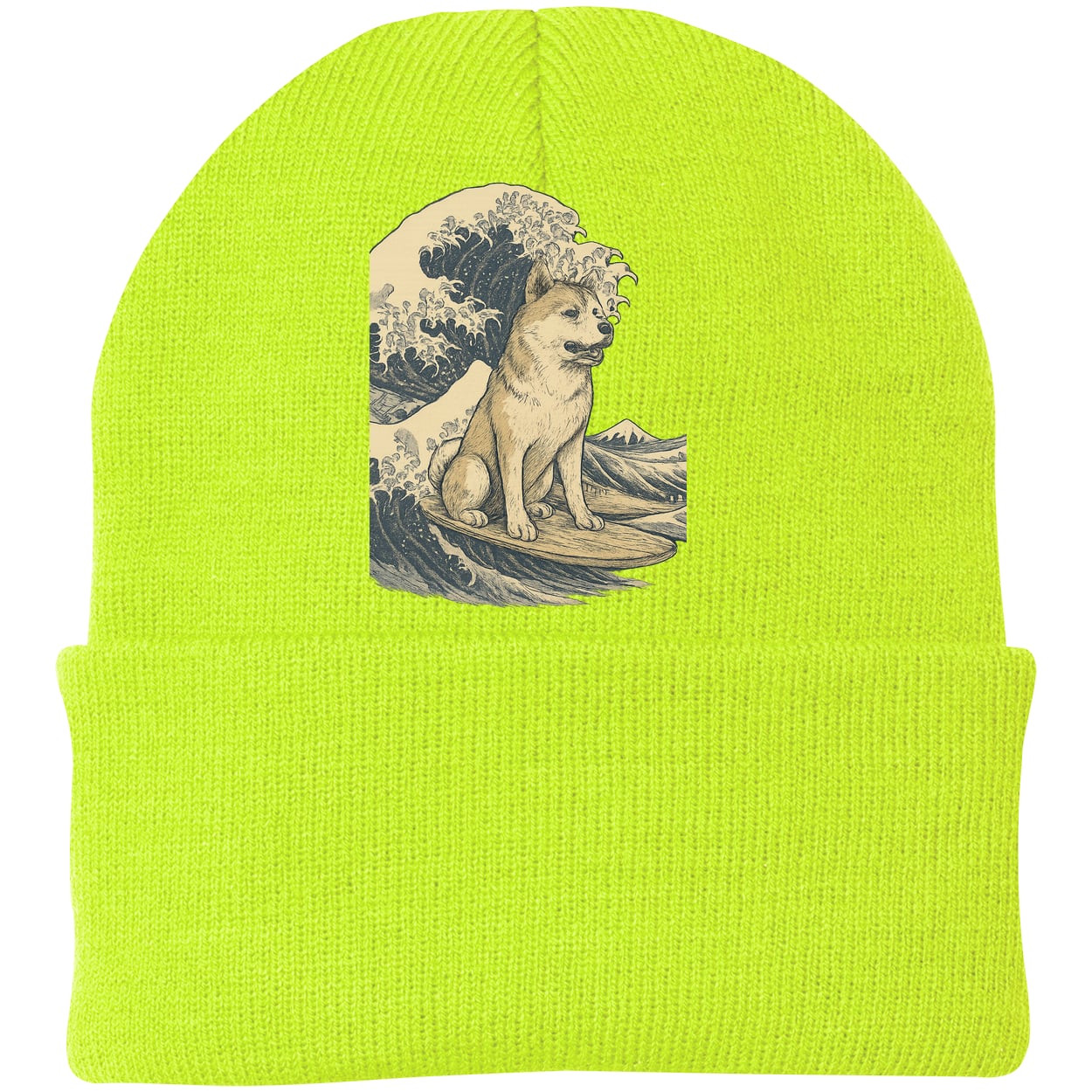 CP90 Port & Company Knit Beanie - Neon Yellow