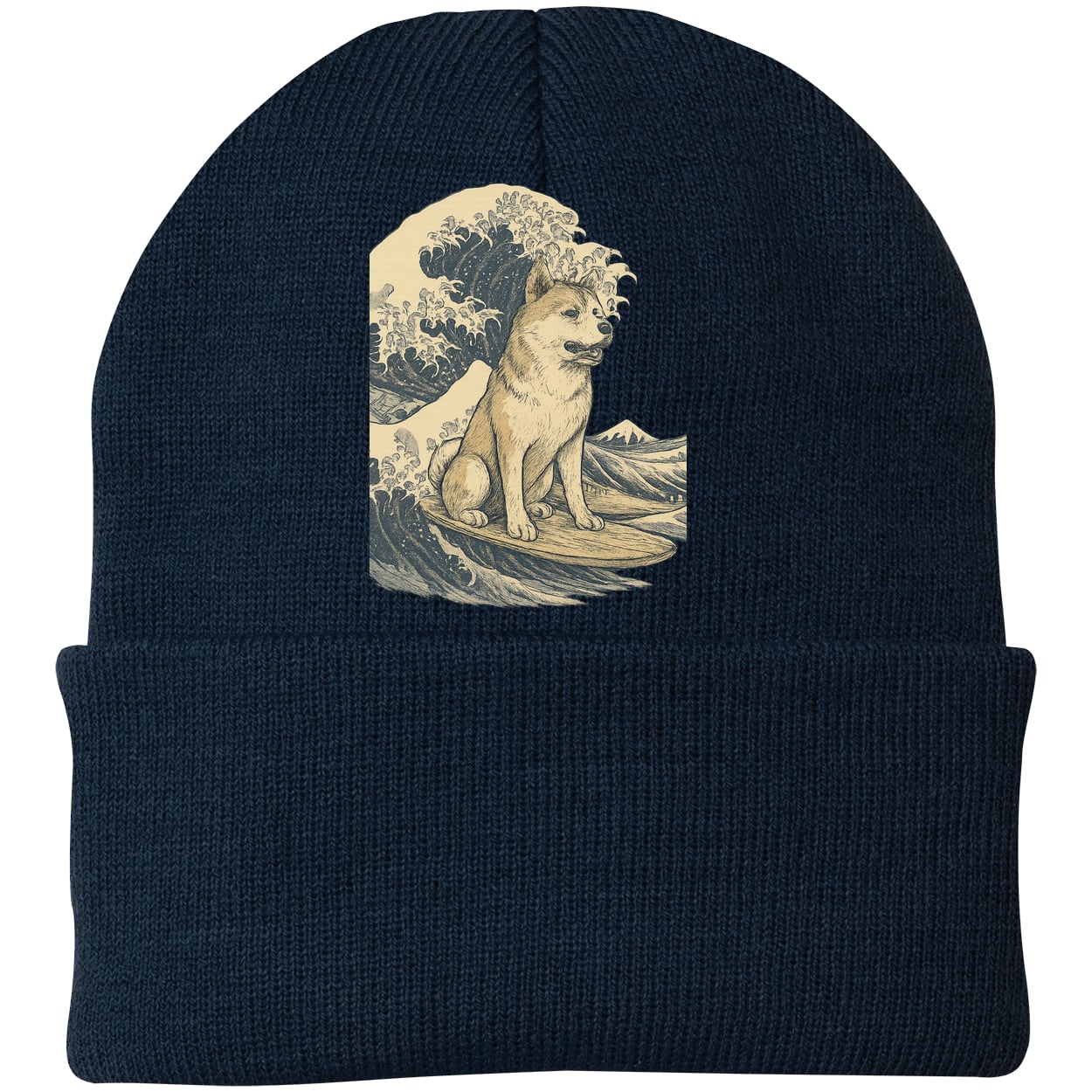 CP90 Port & Company Knit Beanie - Navy