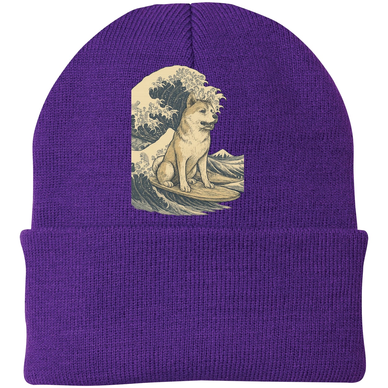 CP90 Port & Company Knit Beanie - Athletic Purple