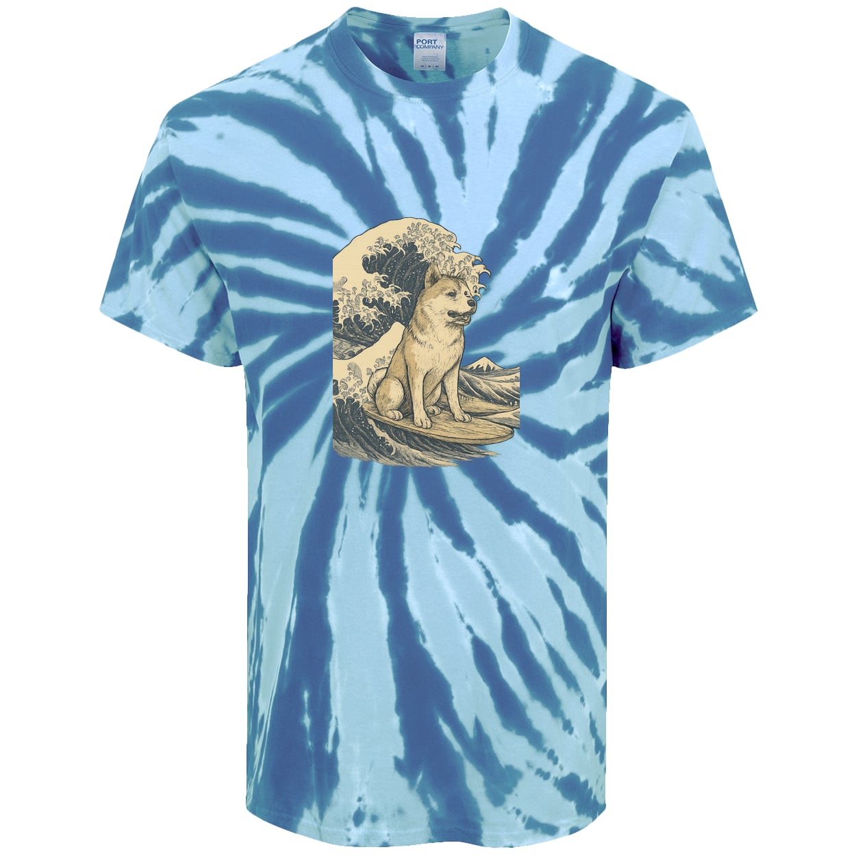 PC147 Port & Company Tie-Dye Tee - Royal