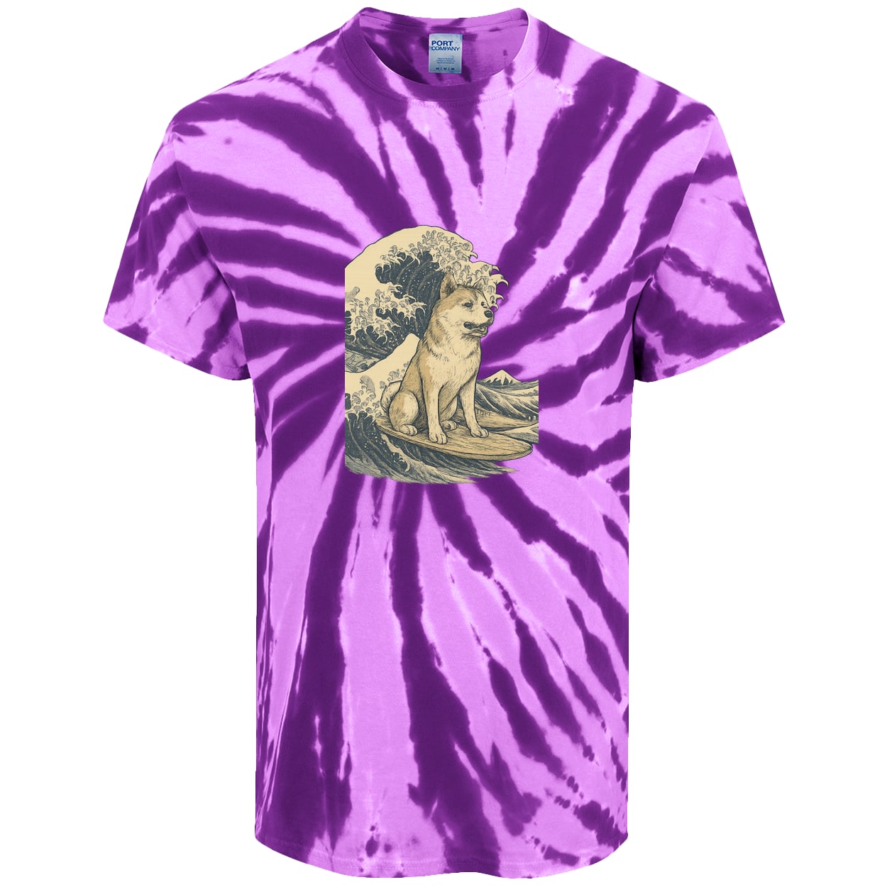 PC147 Port & Company Tie-Dye Tee - Purple