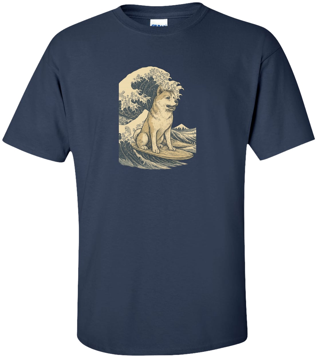 G200T Gildan Mens Tall Ultra Cotton Tee - Navy