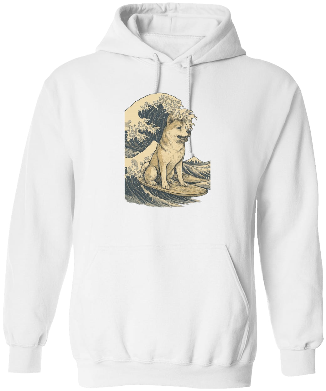 G185 Gildan Pullover Hoodie - White