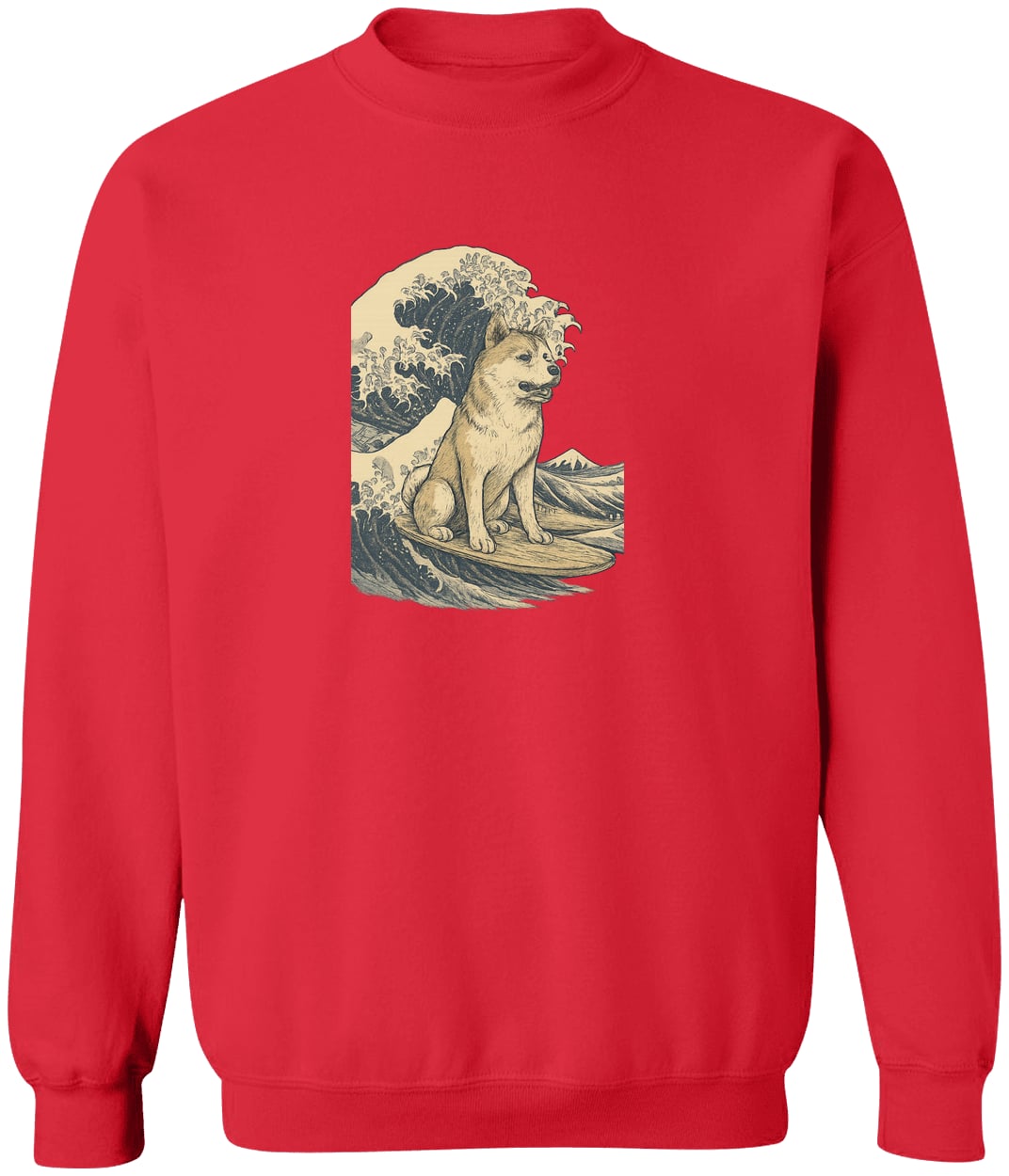 G180 Gildan Crewneck Pullover Sweatshirt - Red
