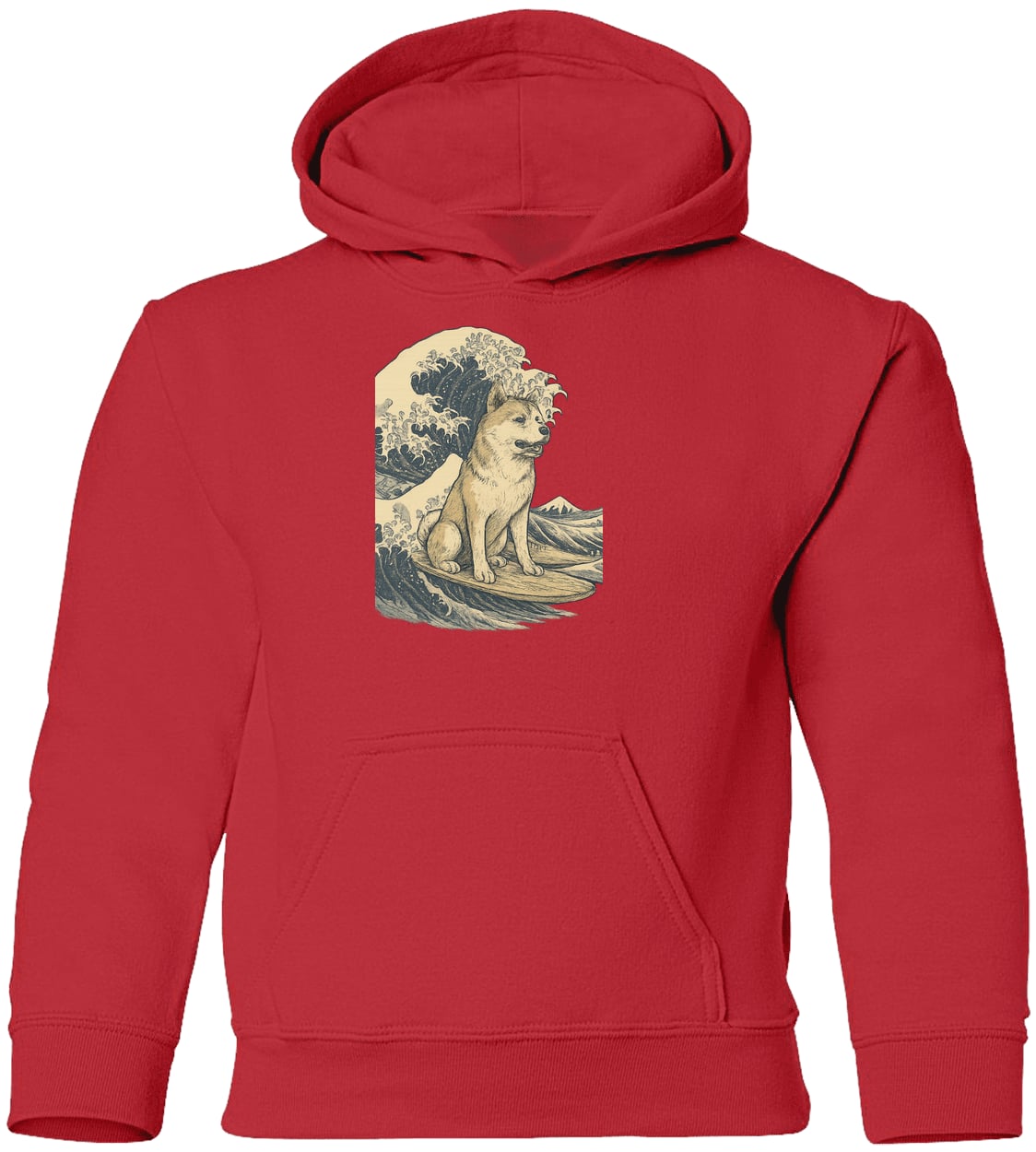 G185B Gildan Youth Pullover Hoodie - Red
