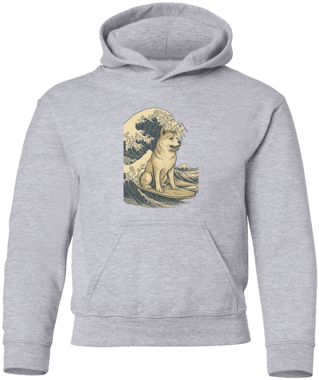 G185B Gildan Youth Pullover Hoodie - Sport Grey