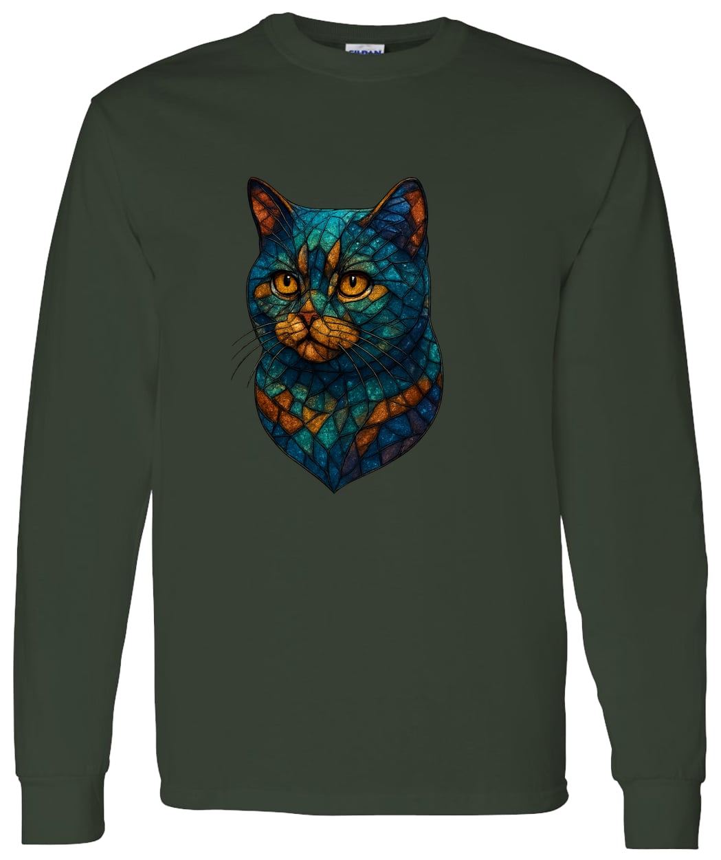 G540 LS T-Shirt 5.3 oz. - Forest Green