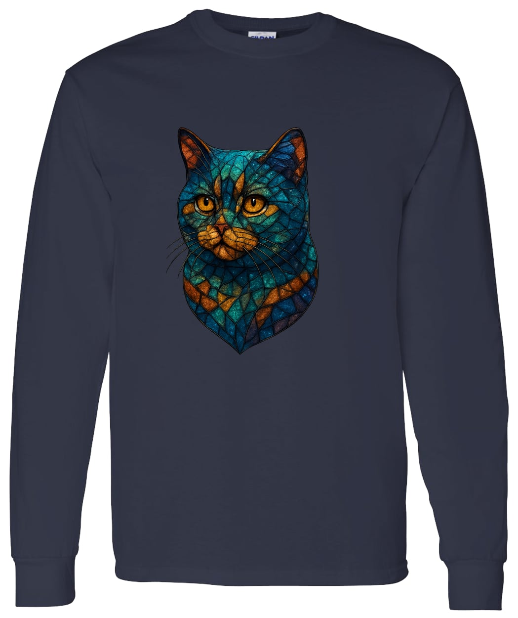 G540 LS T-Shirt 5.3 oz. - Navy