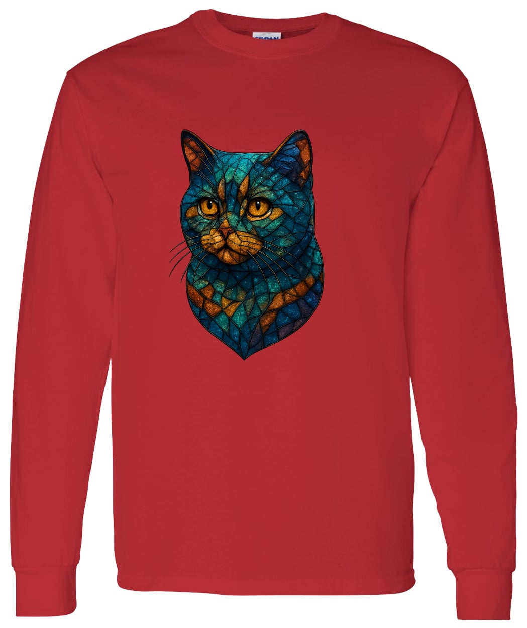 G540 LS T-Shirt 5.3 oz. - Red