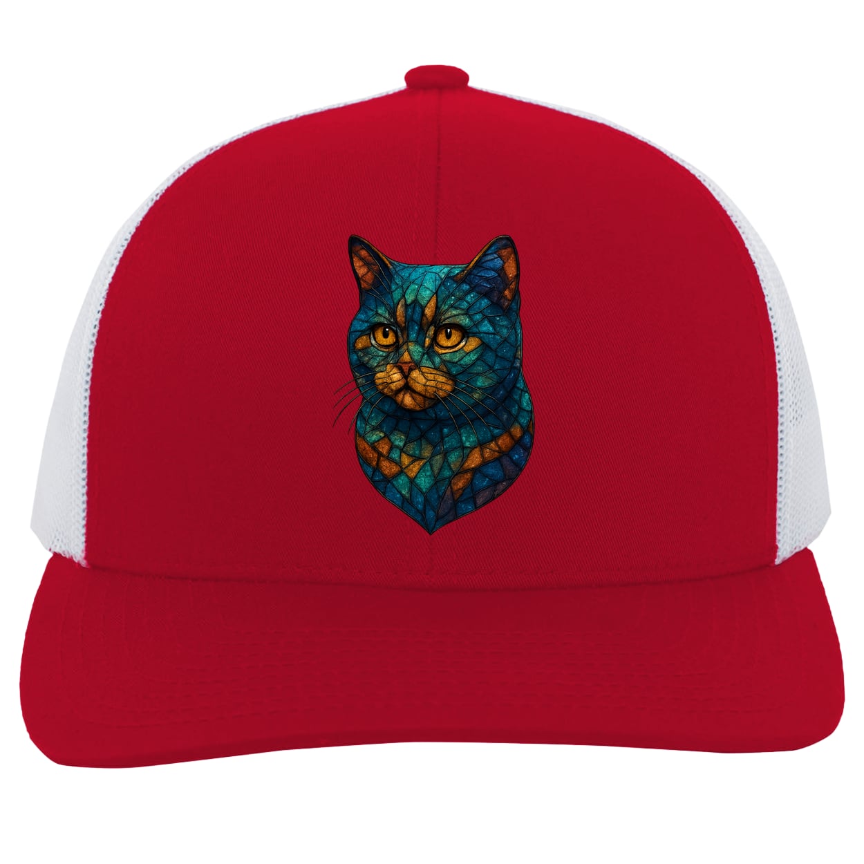 104C Trucker Snap Back - Red/White