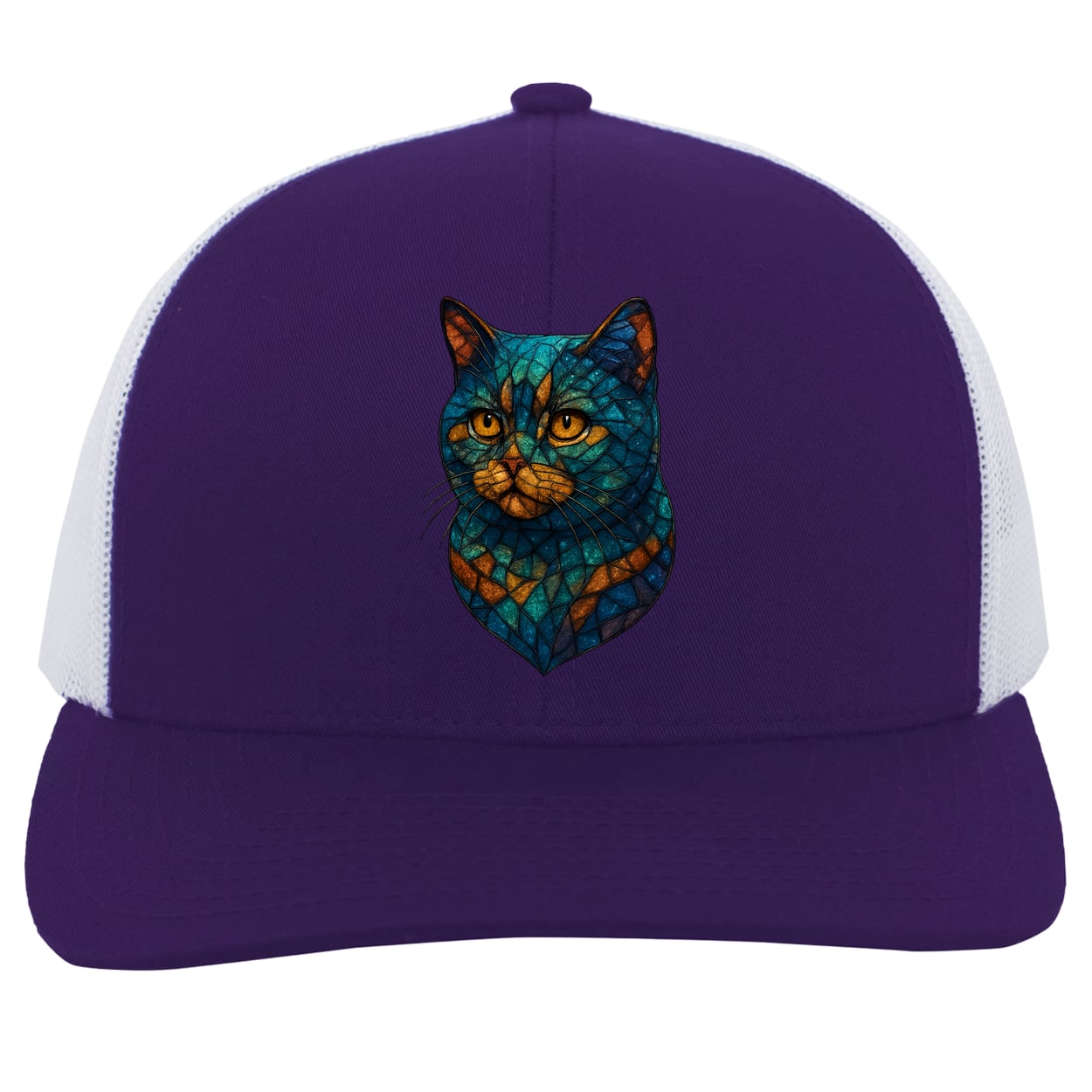 104C Trucker Snap Back - Purple/White