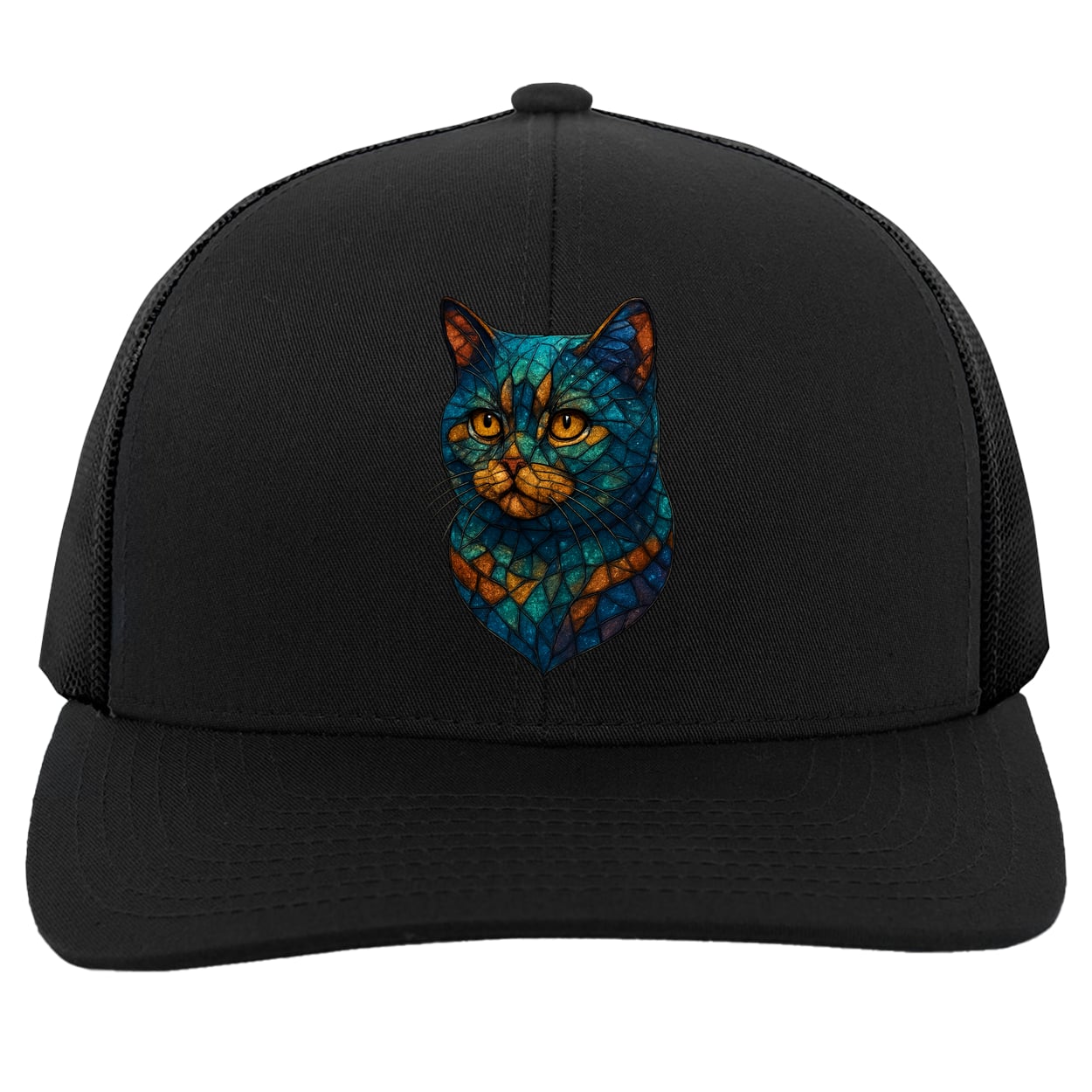 104C Trucker Snap Back - Black