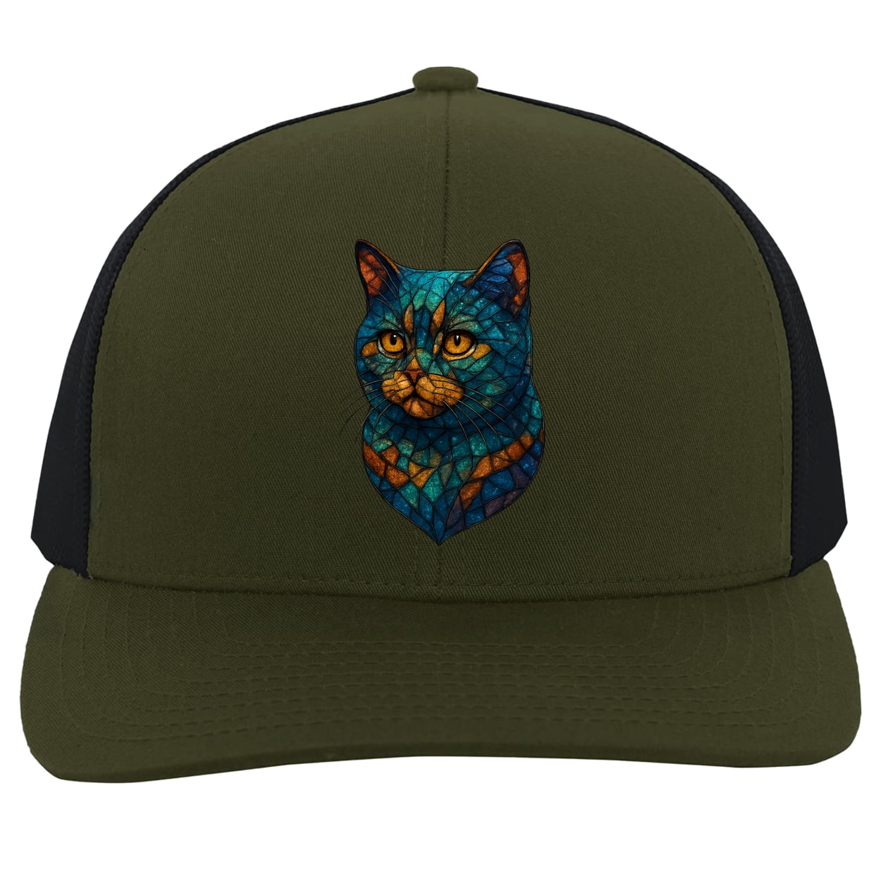 104C Trucker Snap Back - Moss/Charcoal