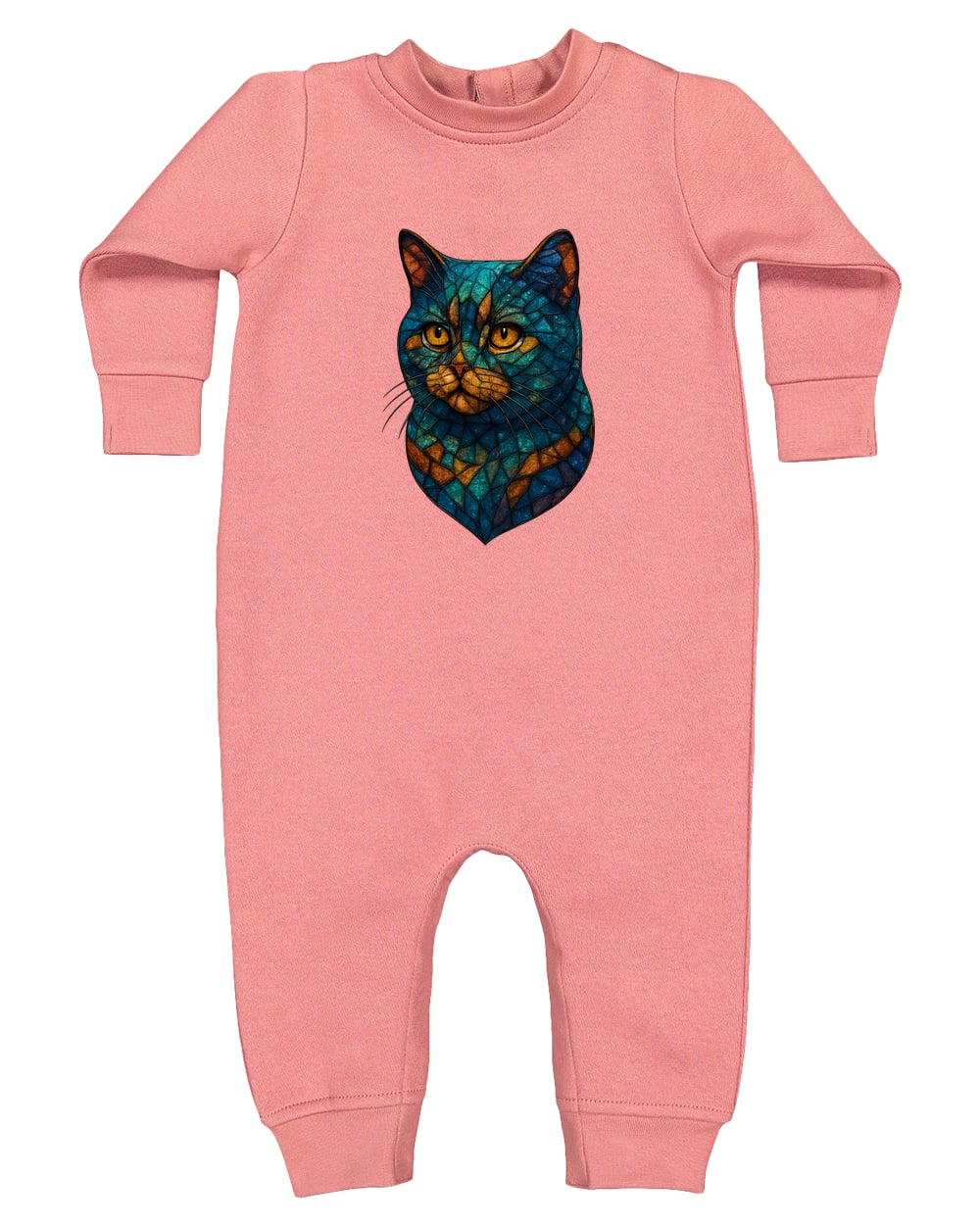 4447 Rabbit Skins Infant Fleece One-Piece Bodysuit - Mauvelous