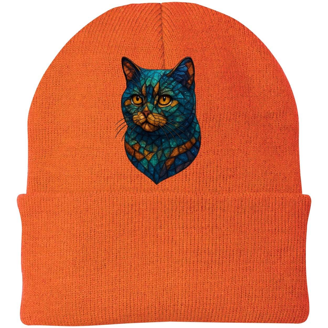 CP90 Port & Company Knit Beanie - Neon Orange