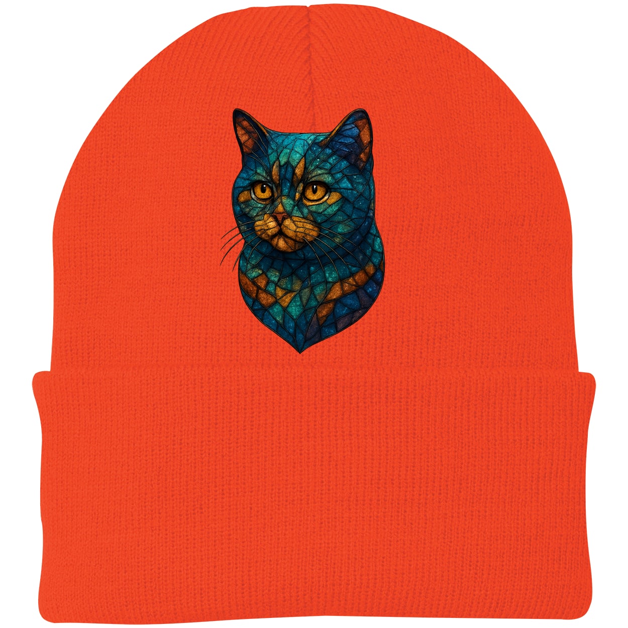 CP90 Port & Company Knit Beanie - Athletic Orange