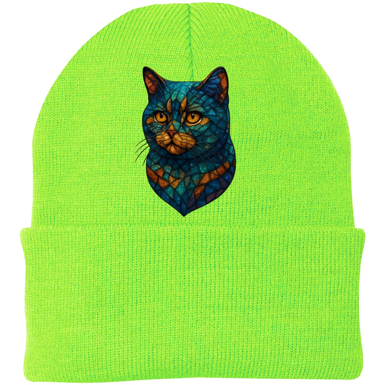 CP90 Port & Company Knit Beanie - Neon Green