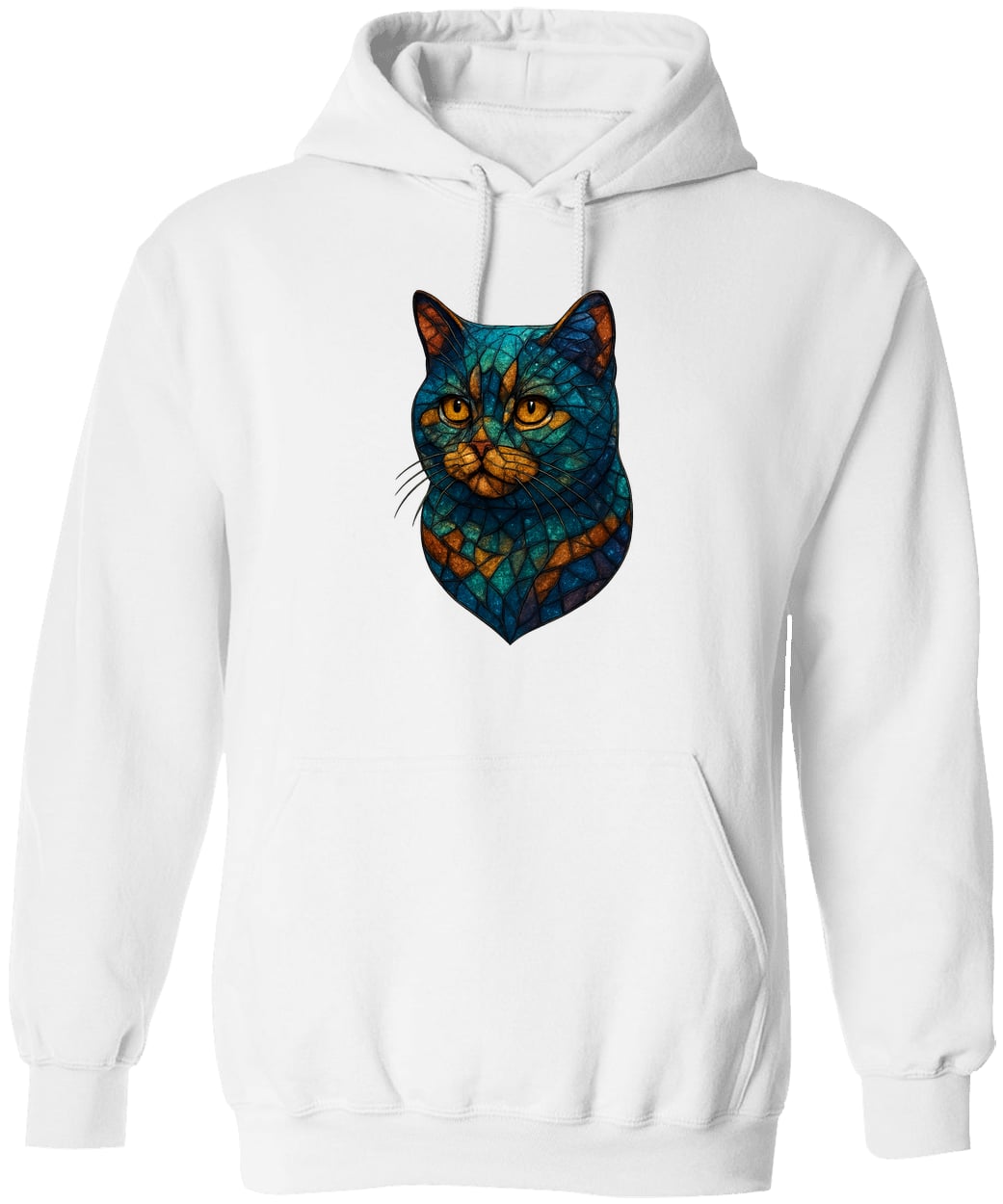 G185 Gildan Pullover Hoodie - White