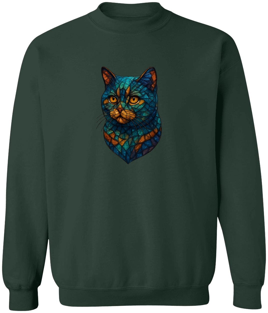 G180 Gildan Crewneck Pullover Sweatshirt - Forest Green