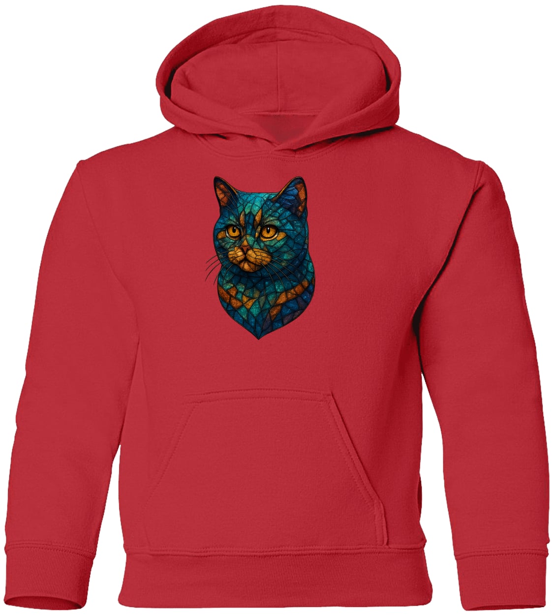 G185B Gildan Youth Pullover Hoodie - Red