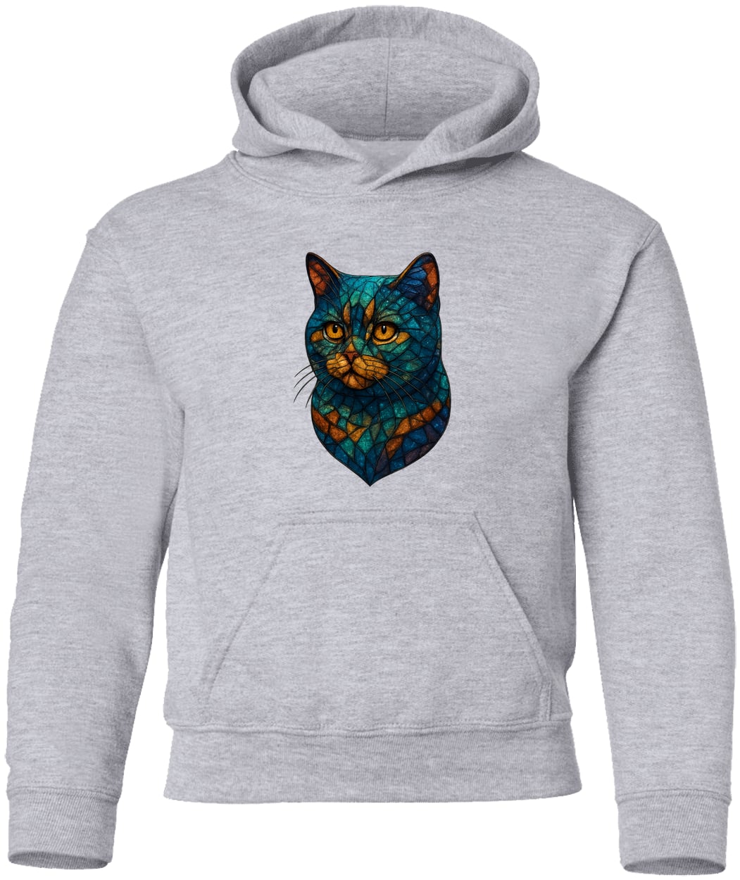 G185B Gildan Youth Pullover Hoodie - Sport Grey