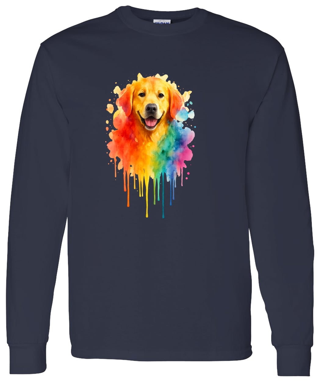 G540 LS T-Shirt 5.3 oz. - Navy