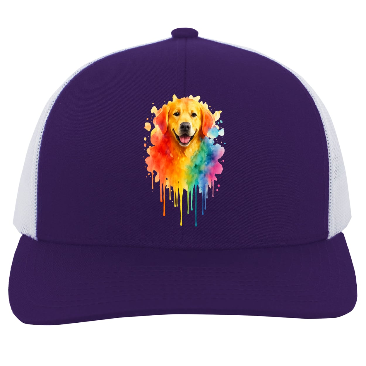 104C Trucker Snap Back - Purple/White