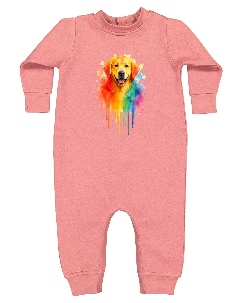 4447 Rabbit Skins Infant Fleece One-Piece Bodysuit - Mauvelous