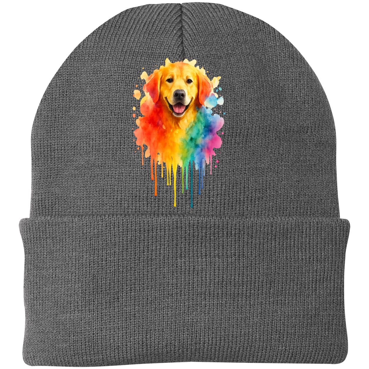 CP90 Port & Company Knit Beanie - Athletic Oxford