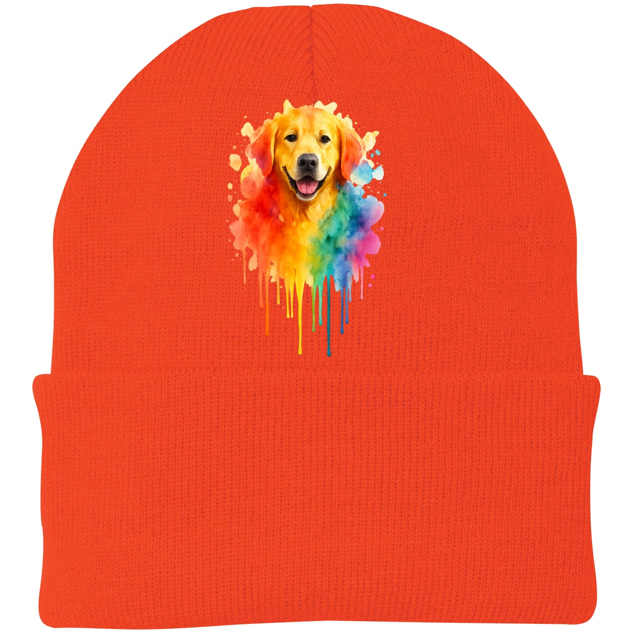 CP90 Port & Company Knit Beanie - Athletic Orange