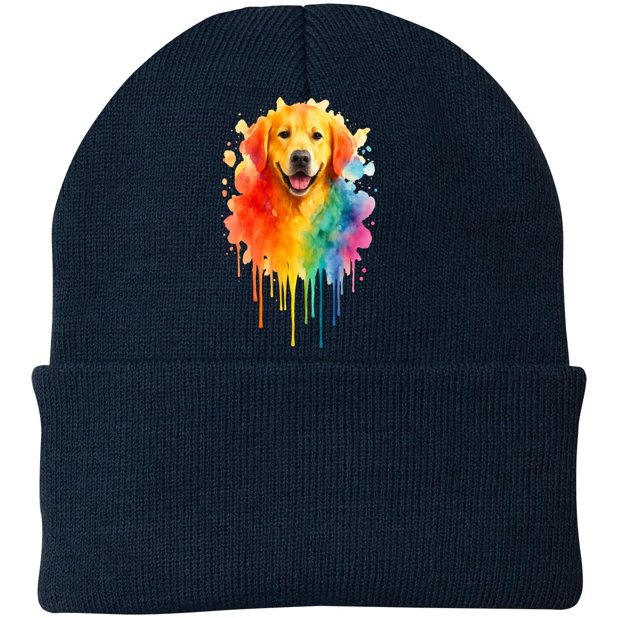 CP90 Port & Company Knit Beanie - Navy