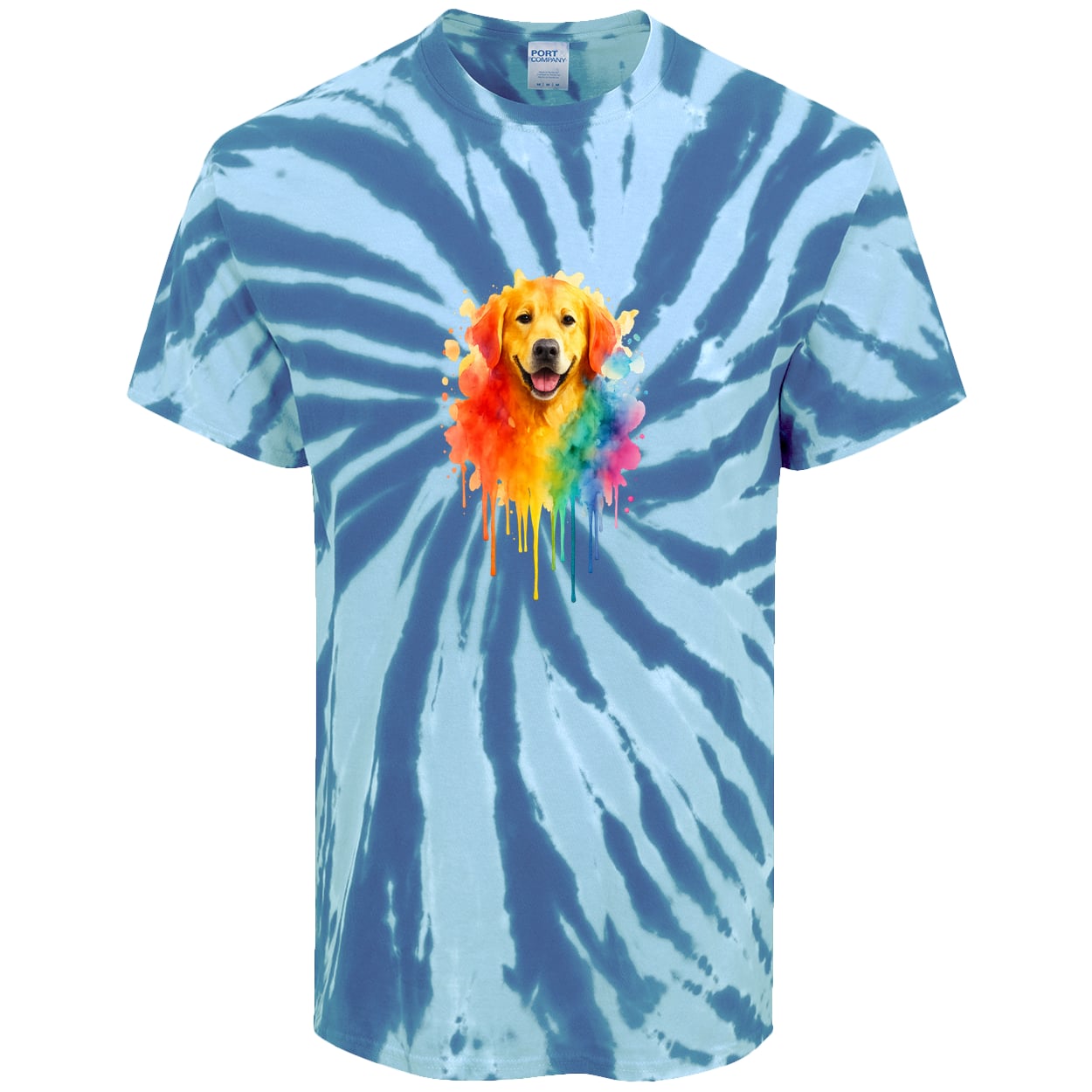 PC147 Port & Company Tie-Dye Tee - Royal