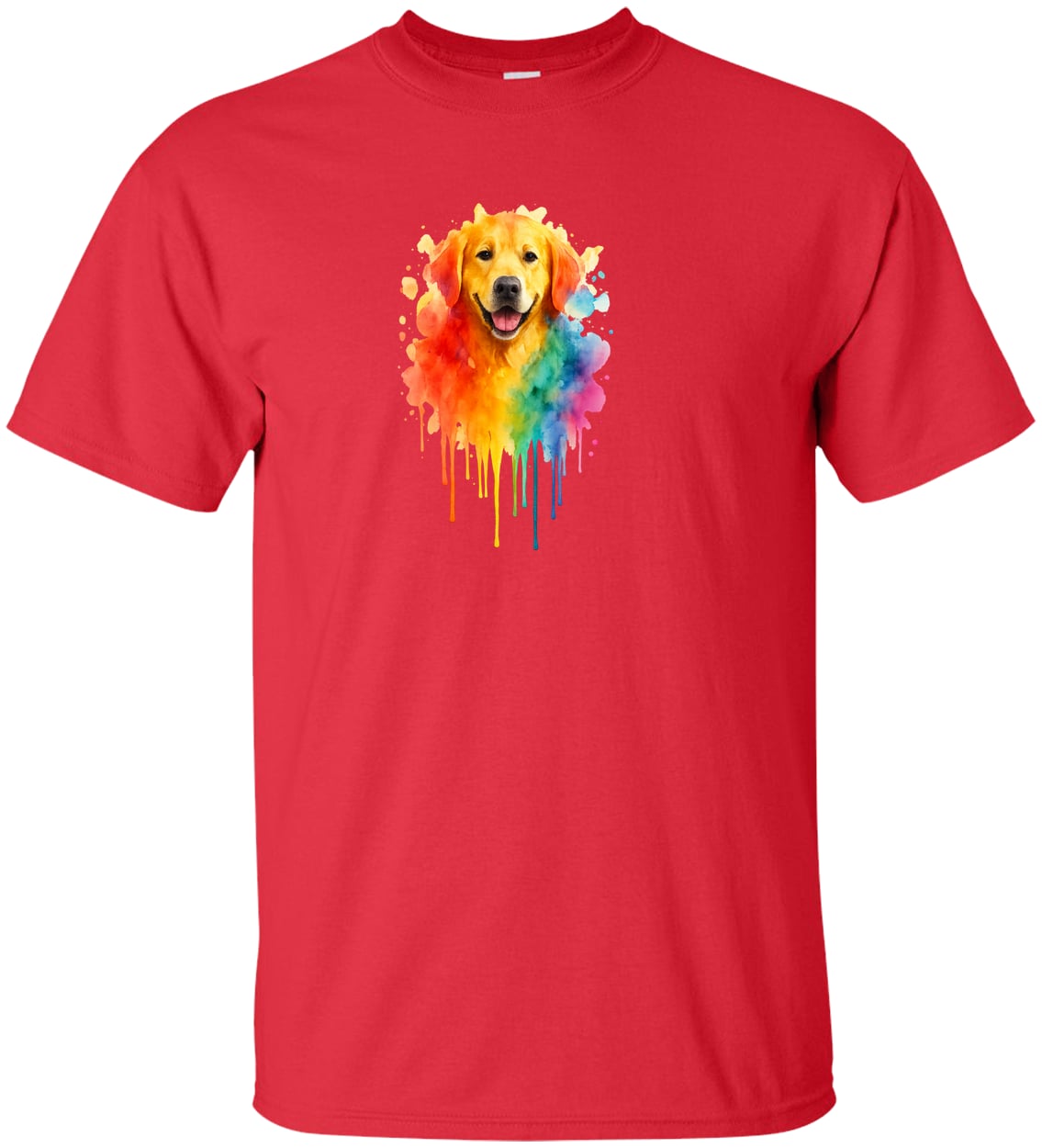 G200T Gildan Mens Tall Ultra Cotton Tee - Red